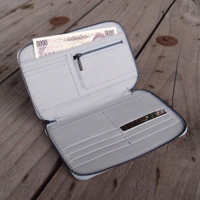 ラフテール【karami 空身】スマートフォンショルダー　銀鼠(グレー)　　