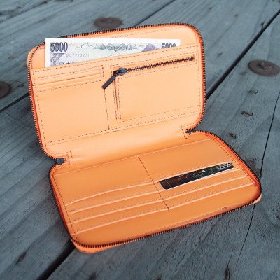 ラフテール【karami 空身】スマートフォンショルダー　橙色(オレンジ)　　