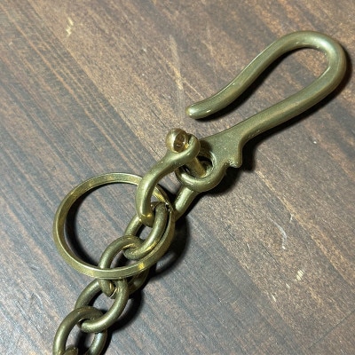 ラフテール【ウォレットチェーン　トラッカーチェーン50cm】ブラス　　