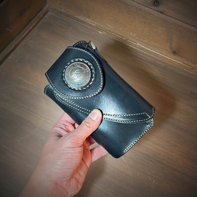 ラフテール【デュラブル　 ミドルウォレット　A-type】BK　　CW-SHE-DU-BK-A-M