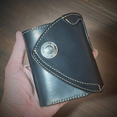 ラフテール【デュラブル　 ショートウォレット　コイン付】BK　　CW-SHE-DU-BK-C-S