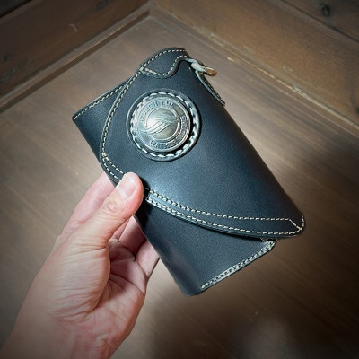 ラフテール【デュラブル　 ミドルウォレット　B-type】BK　　CW-SHE-DU-BK-B-M