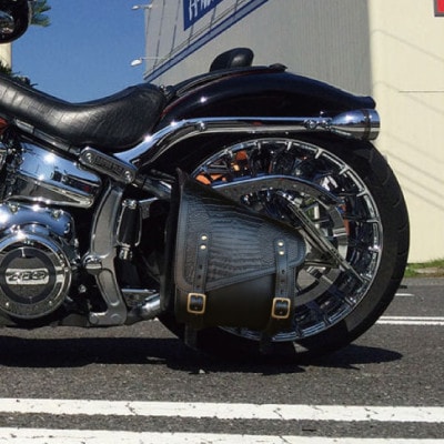 ラフテール【ホースライダー　エンボスクロコダイルフィニッシュ】ブラック　HR-SB-ECBK-P