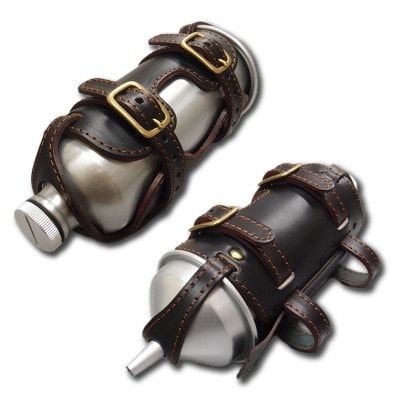 ラフテール【グリースモンキー　ボトルホルダー】ブラウン×ブラス　GRE-BH-BKBR-BR