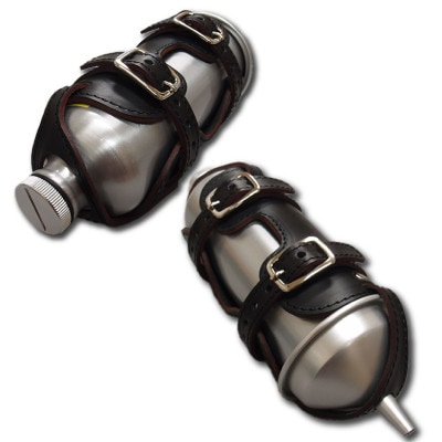 ラフテール【グリースモンキー　ボトルホルダー】ブラック×シルバー　GRE-BH-BKBK-SL