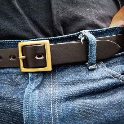ラフテール【AGE CRAFT02(28mm) 】XL　BELT-AC02-BK-SV-XL