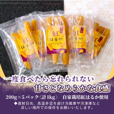 ほしいも品評会受賞　横須賀農園 干し芋(丸干し) 200g×5パック