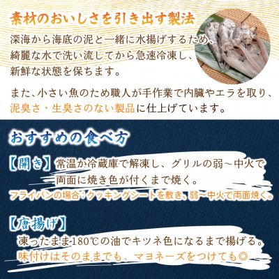【常磐もの】深海の小さな高級魚!メヒカリ開きと唐揚げセット【配送不可地域：離島】