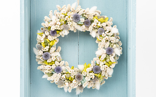 ドライフラワーリース