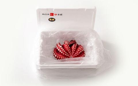 【冷蔵でお届け!】蒸し蛸 まるごと1尾(約1kg)おかずの一品やお酒のお供にもどうぞ!【配送不可地域：離島】