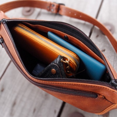 Ciwau leathers 【BOAT BAG】チェスナットブラウン　　