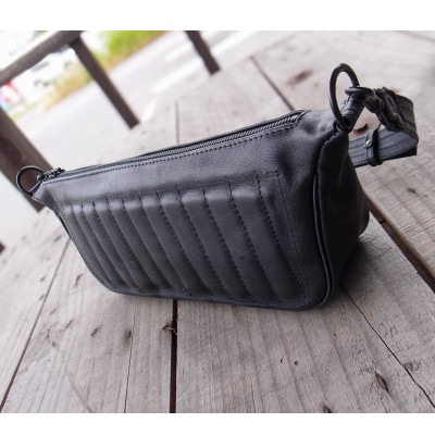 Ciwau leathers 【BOAT BAG】ストーンブラック　　