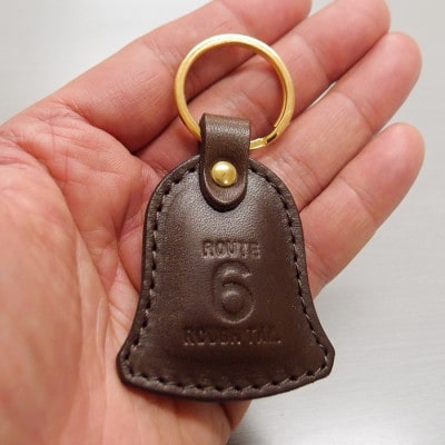 ラフテール【ガーディアンベル レザーキーホルダー 】ダークブラウン