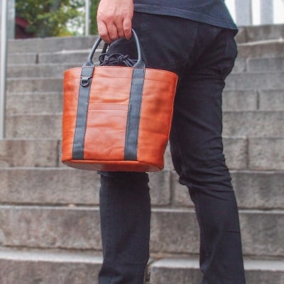 Ciwau leathers 【鬼灯 Ho-zuki】トートバッグ 胡桃ブラウン