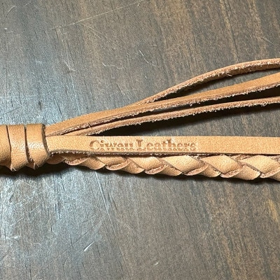 ラフテール【ウォレットロープ四つ編みロープ51cm】ナチュラルCW-AC-WR-4AMI-NA-51