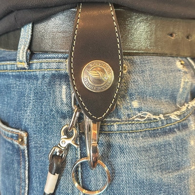 ラフテール【ホルダー　コンチョ付きA-type】ブラック　　CW-AC-HD-BK-A-C