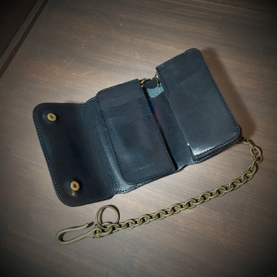 ラフテール【ロゼット　ミドルウォレット】BK　CW-RT-BK-M