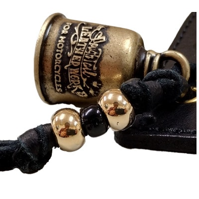 ラフテール【2025限定スタッズガーディアンベル】ブラック×ブラス　AC-GB-25-BRBK