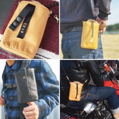 ラフテール【DEER TRAIL SMART POUCH】ナイトブラック　AC-DTSP-NBK