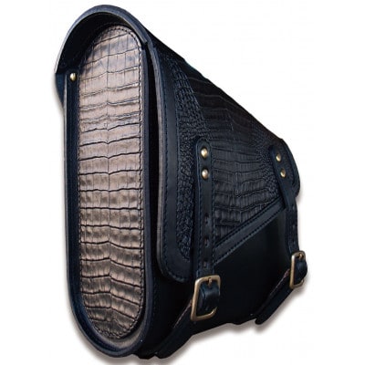 ラフテール【ホースライダー　エンボスクロコダイルフィニッシュ】ブラック　HR-SB-ECBK-P