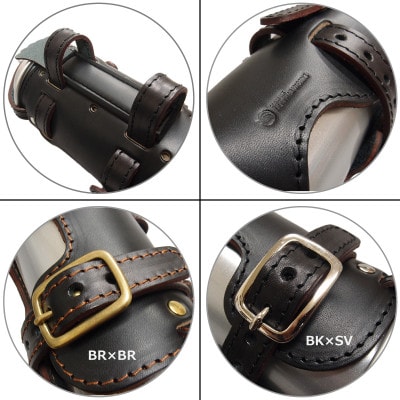 ラフテール【グリースモンキー　ボトルホルダー】ブラウン×ブラス　GRE-BH-BKBR-BR