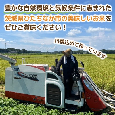 【先行予約・9月以降順次発送】令和7年ひたちなか市産　コシヒカリ(玄米)　5kg×1袋