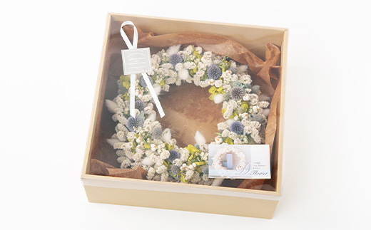 ドライフラワーリース