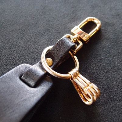 ラフテール【 レザーチャームキーホルダー】ブラック　　