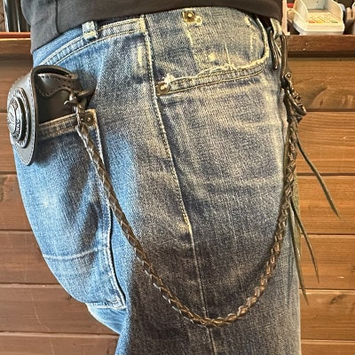 ラフテール【ウォレットロープ　四つ編みロープ50cm】ダール　　CW-OL-ROPE-DL-50