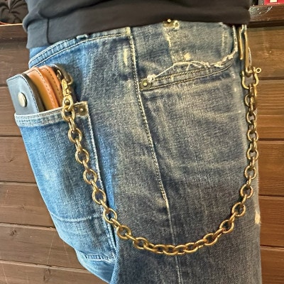 ラフテール【ウォレットチェーン　トラッカーチェーン50cm】ブラス　　