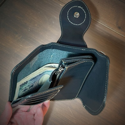 ラフテール【デュラブル　 ミドルウォレット　A-type】BK　　CW-SHE-DU-BK-A-M