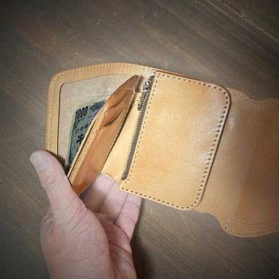 ラフテール【デュラブル　 ショートウォレット　コイン付】NA　　CW-SHE-DU-NA-C-S