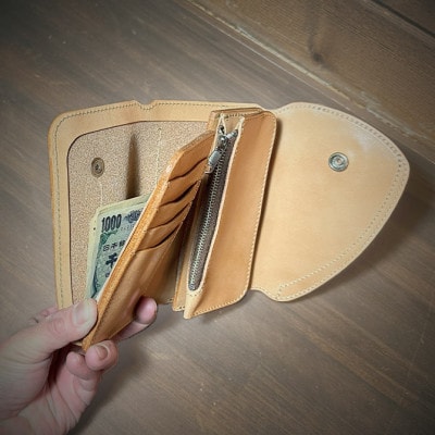 ラフテール【デュラブル　 ミドルウォレット　B-type】NA　　CW-SHE-DU-NA-B-M