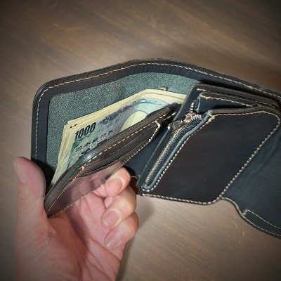 ラフテール【デュラブル　ショートウォレット　プレーン】BK　CW-SHE-DU-BK-P-S