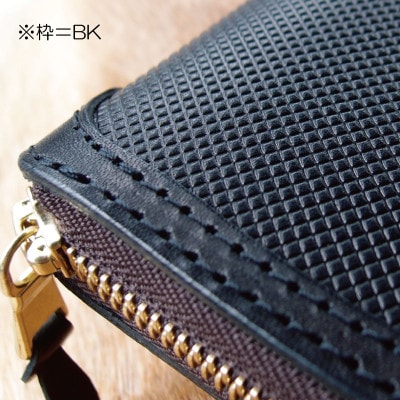ラフテール【ロングZIPウォレット　URBAN GRAIN】ブラック　CW-UG-BKBK-LZ