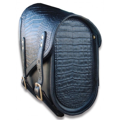 ラフテール【ホースライダー　エンボスクロコダイルフィニッシュ】ブラック　HR-SB-ECBK-P