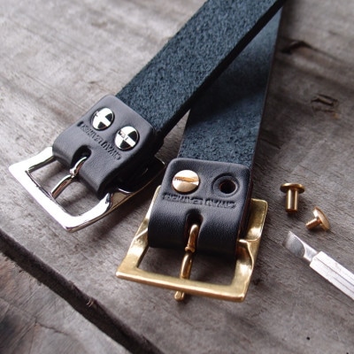 ラフテール【AGE CRAFT-01(38mm) 】Lサイズ　BELT-AC01-BK-BR-L