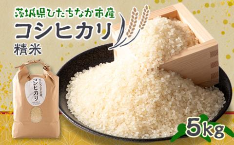 令和7年産　ひたちなか市のお米コシヒカリ　5kg×1袋