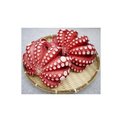 【冷蔵でお届け!】蒸し蛸　まるごと2尾(約1kg×2)おかずの一品やお酒のお供にもどうぞ!【配送不可地域：離島】