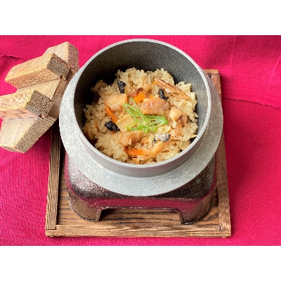 (潮騒の宿　丸徳) あんこう釜めし　肝入り　 炊き込みごはん　2～3人前　2合分　【配送不可地域：離島】