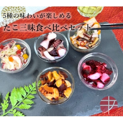 たこ三昧食べ比べセット　5種6パック【配送不可地域：離島】