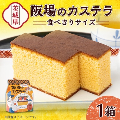 【職人が手焼き・地元で人気の阪場のカステラ】食べきりサイズ1箱〈夏季用〉【配送不可地域：離島】
