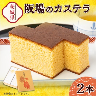 【職人が手焼き・地元で人気の阪場のカステラ】2本セット〈夏季用〉【配送不可地域：離島】