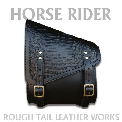 ラフテール【ホースライダー　エンボスクロコダイルフィニッシュ】ブラック　HR-SB-ECBK-P