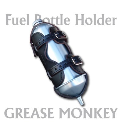 ラフテール【グリースモンキー　ボトルホルダー】ブラック×シルバー　GRE-BH-BKBK-SL