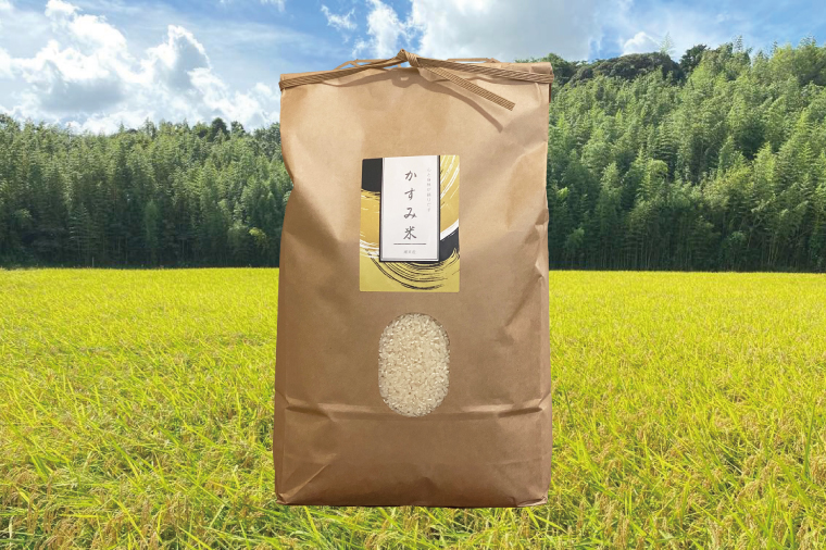 【茨城県共通返礼品・潮来市産】【先行予約】令和7年産新米　栽培期間出来るだけ農薬を減らして作る「かすみ米」（コシヒカリ）精米5kg 【減農薬 こしひかり おいしい おこめ 安心 安全 健康】（KBE-107）