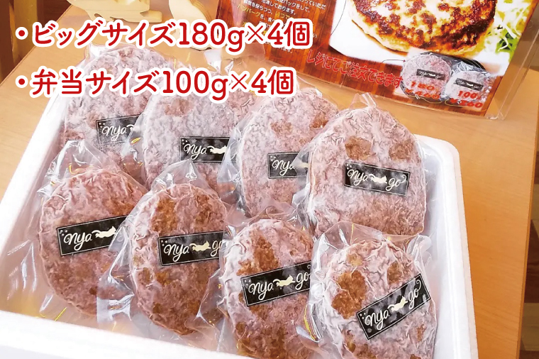 令和５年度　【東京食肉市場豚枝肉共励会 最優秀賞受賞肉】【かしまし豚使用】プレミアムハンバーグ 【ブランド 豚肉 おいしい 作りたて 真空 冷凍 茨城 鹿嶋】（KBI-3）