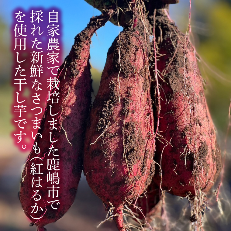 鹿嶋市産！鹿畑ポテト小屋の紅はるか ペット用 おやつ干し芋 合計500g【数量限定 ほしいも 干芋 さつまいも サツマイモ 鹿嶋市 茨城県 10000円以内】（KBR-15）