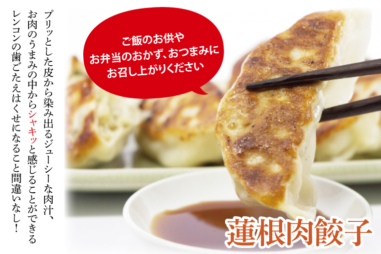 【先行予約】【セット販売】太助レンコン&蓮根肉餃子のおばけん 【2kg&40粒】【野菜 ギョーザ れんこん しゃきしゃき おいしい 食べきり 茨城県 鹿嶋市】（KBU-5）