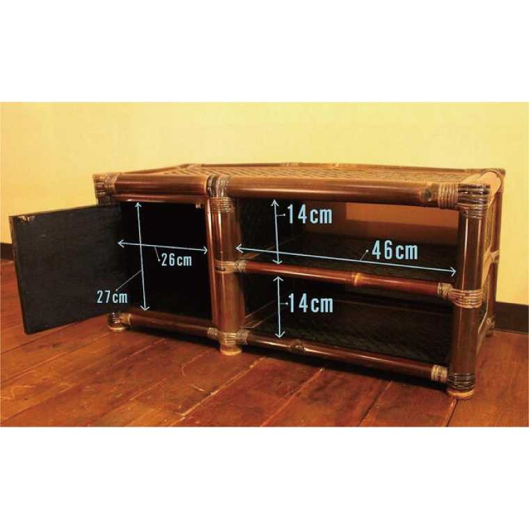 【受注生産】バンブー テレビボード Mサイズ 90cm (KDF-22)